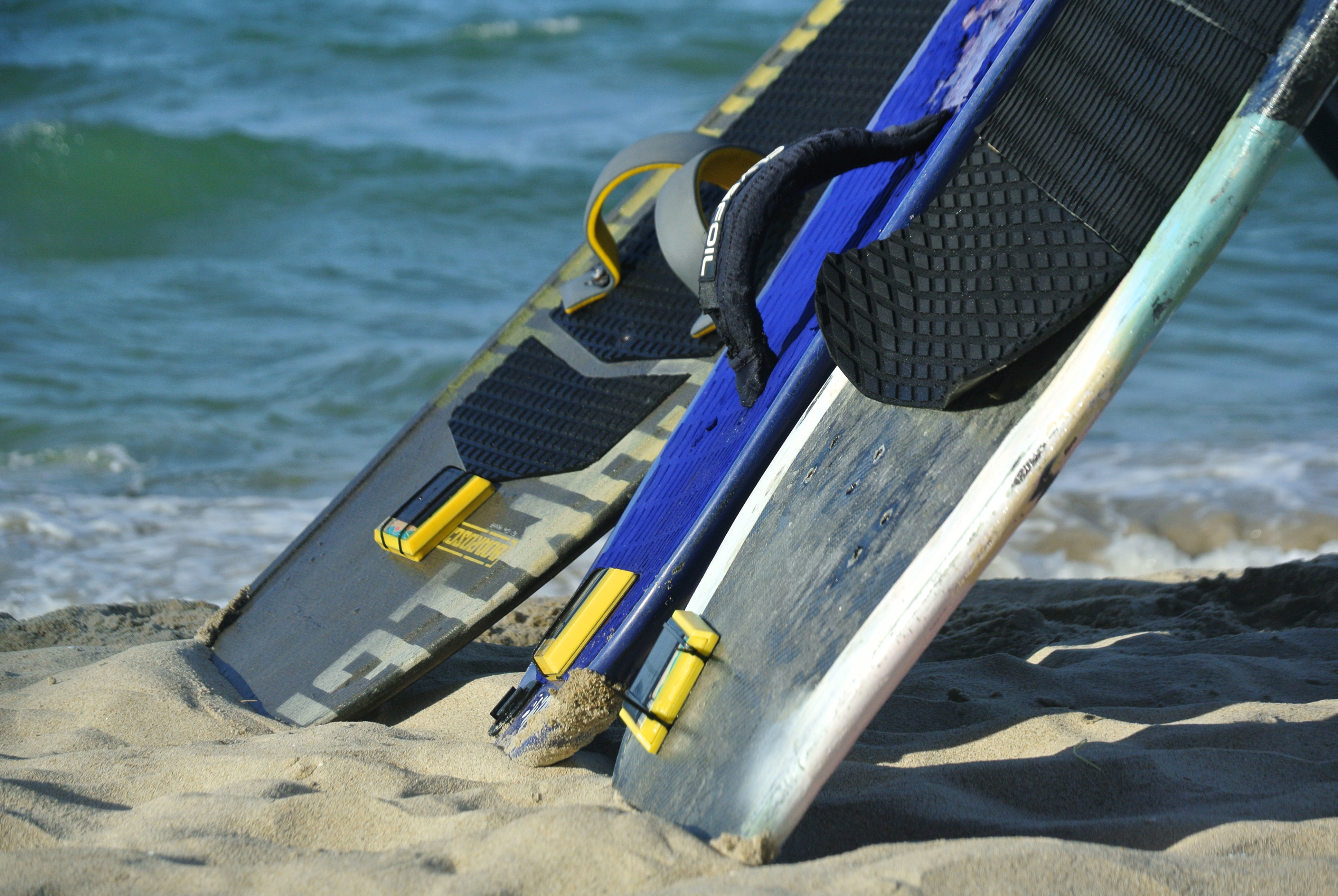 SmartSurf tracker prototypes on foilboards